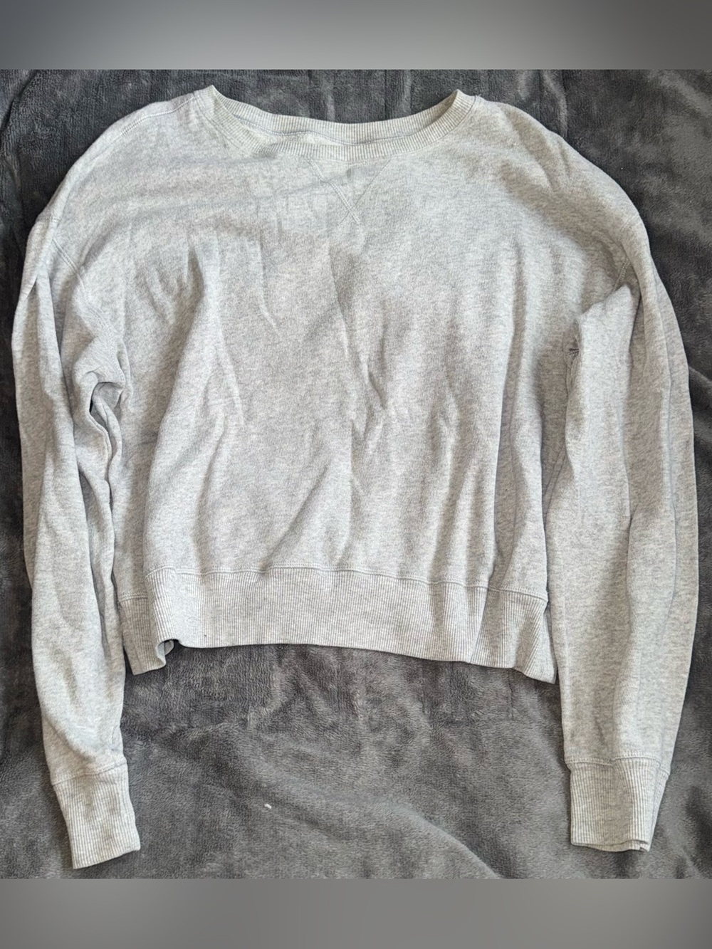 SO Light Gray Crewneck Sweater